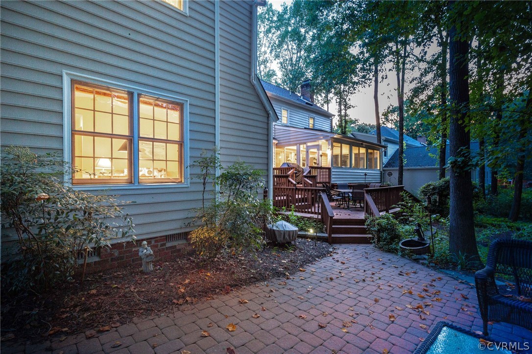 14302 Huntgate Woods Road Midlothian, VA 23112 - Photo 45 of 50 a view of a house with a yard