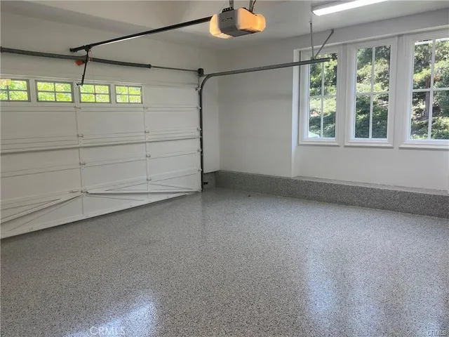 a view of a flower in a yard