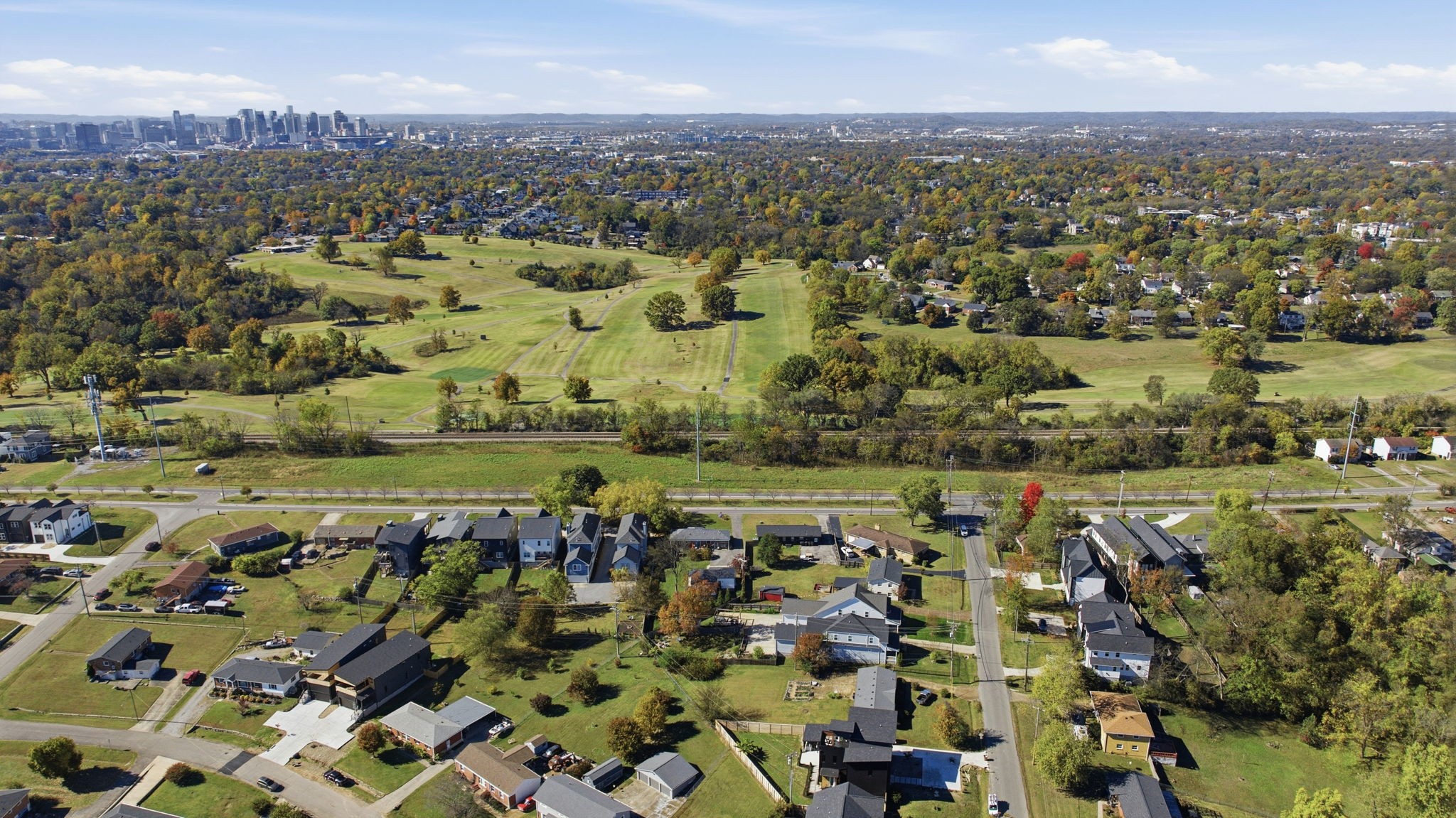 0 Riverside Drive Nashville, TN 37206 - Photo 6 of 10 an aerial view of a city with lots of residential buildings