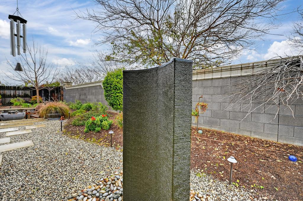 3900 Fenway Circle Rocklin, CA 95677 - Photo 54 of 57 Modern fountain elevates the outdoor ambiance.