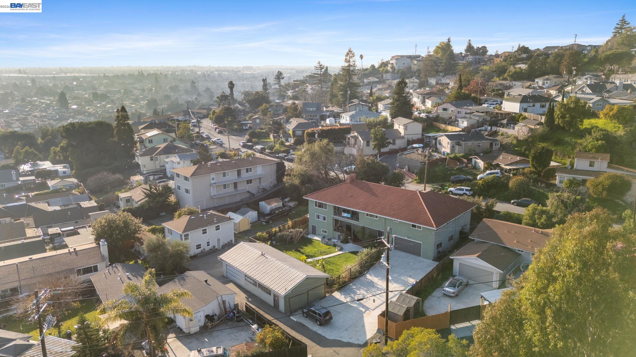2245 Sol Street Castro Valley, CA 94578 - Photo 12 of 36 an aerial view of residential houses with outdoor space