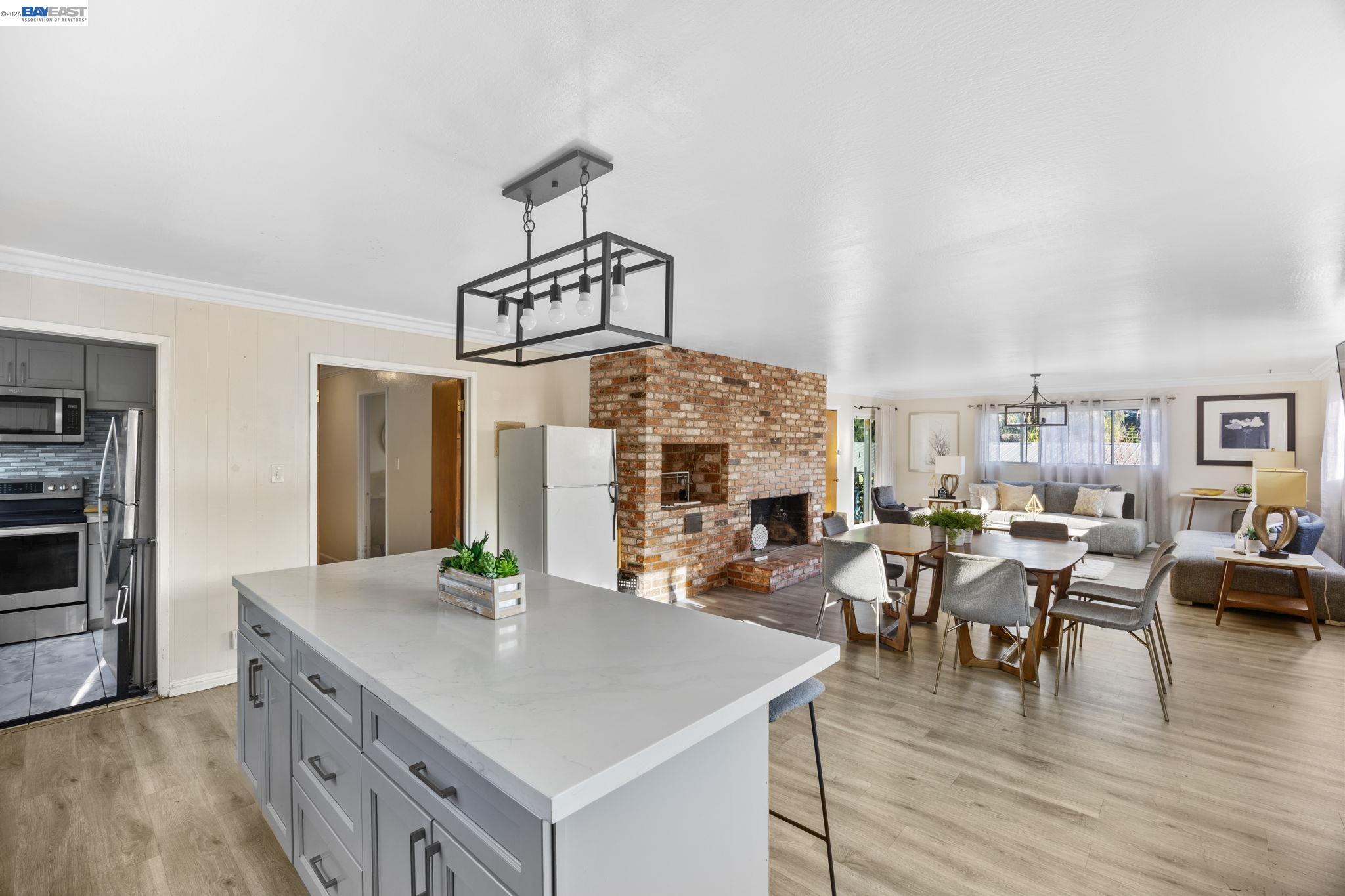 2245 Sol Street Castro Valley, CA 94578 - Photo 22 of 36 a view of a kitchen and dining room