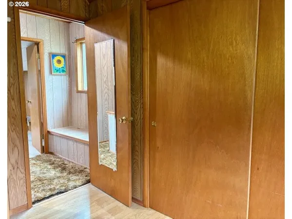 a view of front door