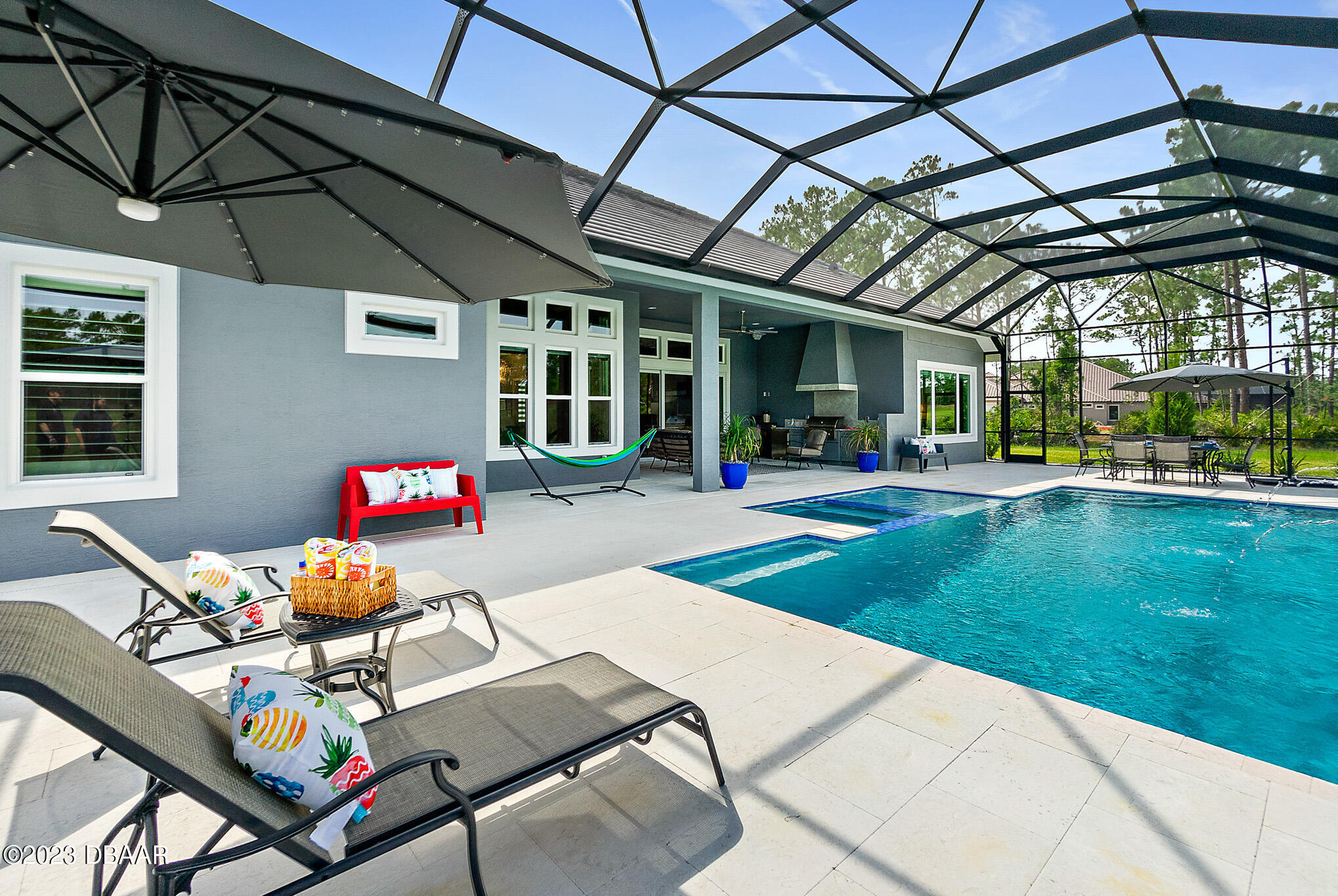 1019 Sudbury Lane Ormond Beach, FL 32174 - Photo 65 of 94 Lanai & Pool