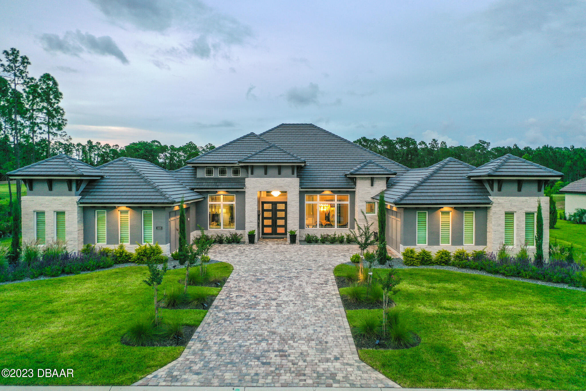 1019 Sudbury Lane Ormond Beach, FL 32174 - Photo 74 of 94 Evening View of Home