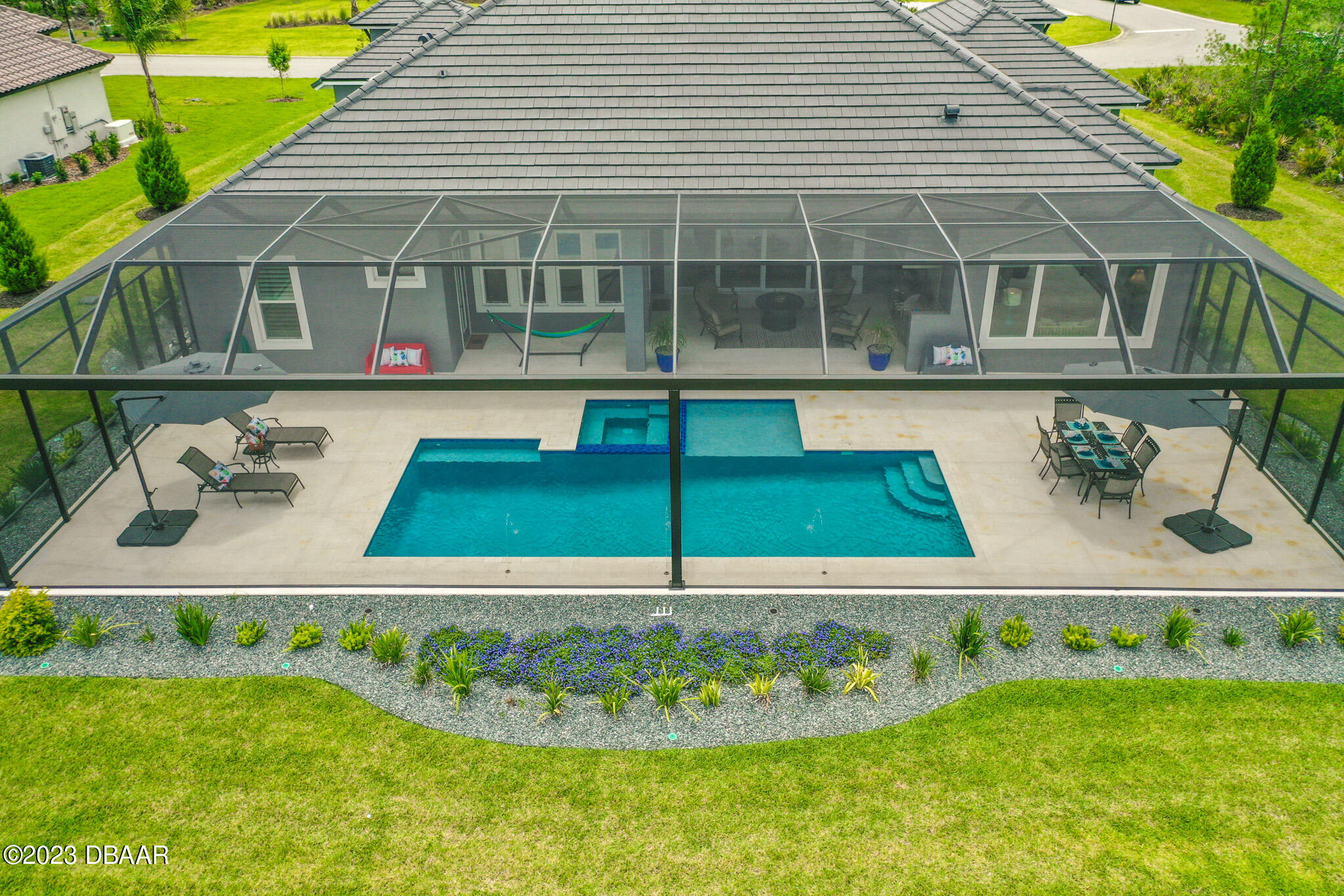 1019 Sudbury Lane Ormond Beach, FL 32174 - Photo 87 of 94 Aerial View of Pool