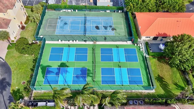 a view of a city with tall buildings