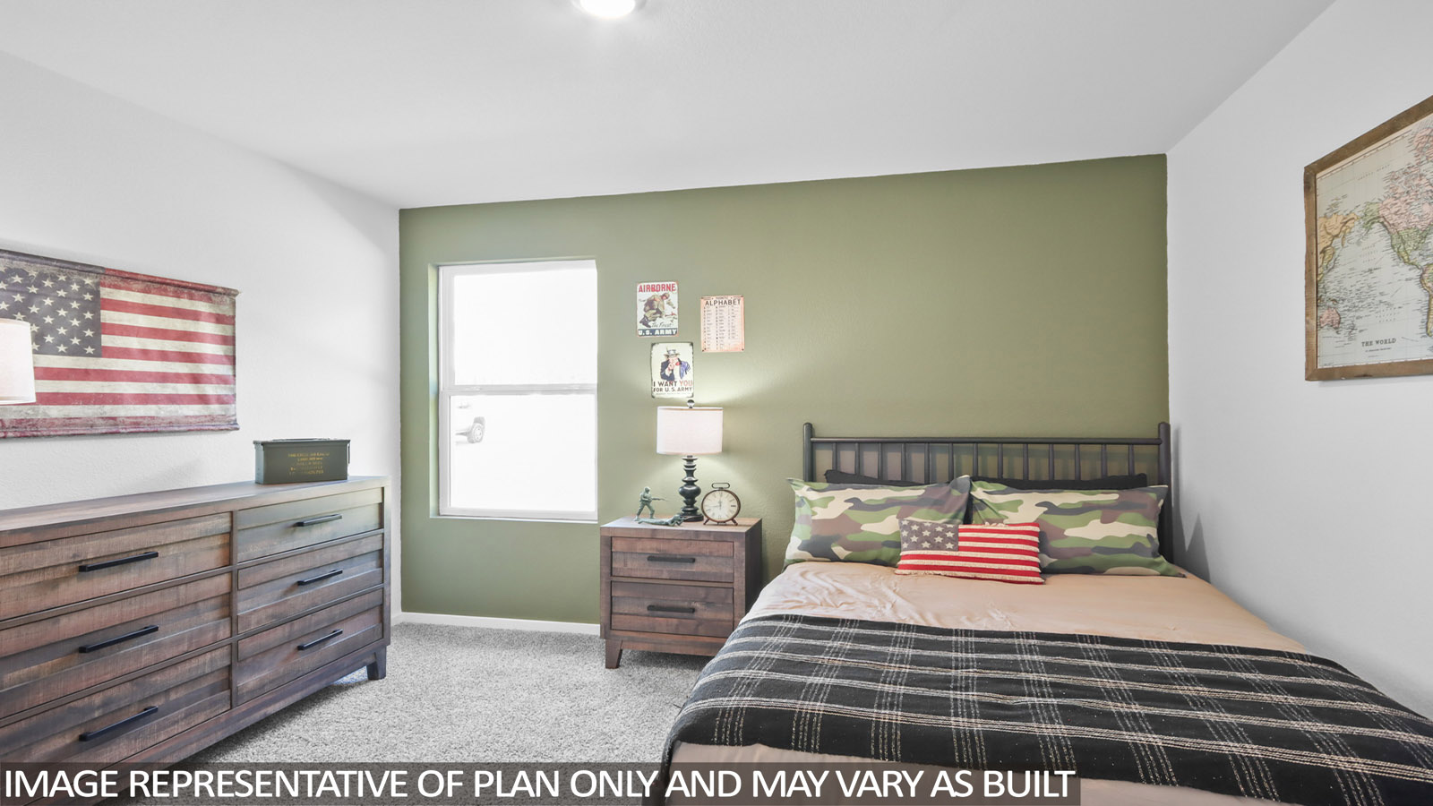 129 Baby Calf Roping Road Jarrell, TX 76537 - Photo 16 of 23 Bedroom featuring light colored carpet and baseboards
