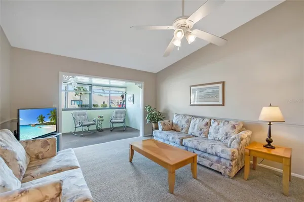 a bedroom with a bed and furniture