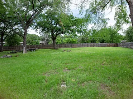 a view of an outdoor space and a yard