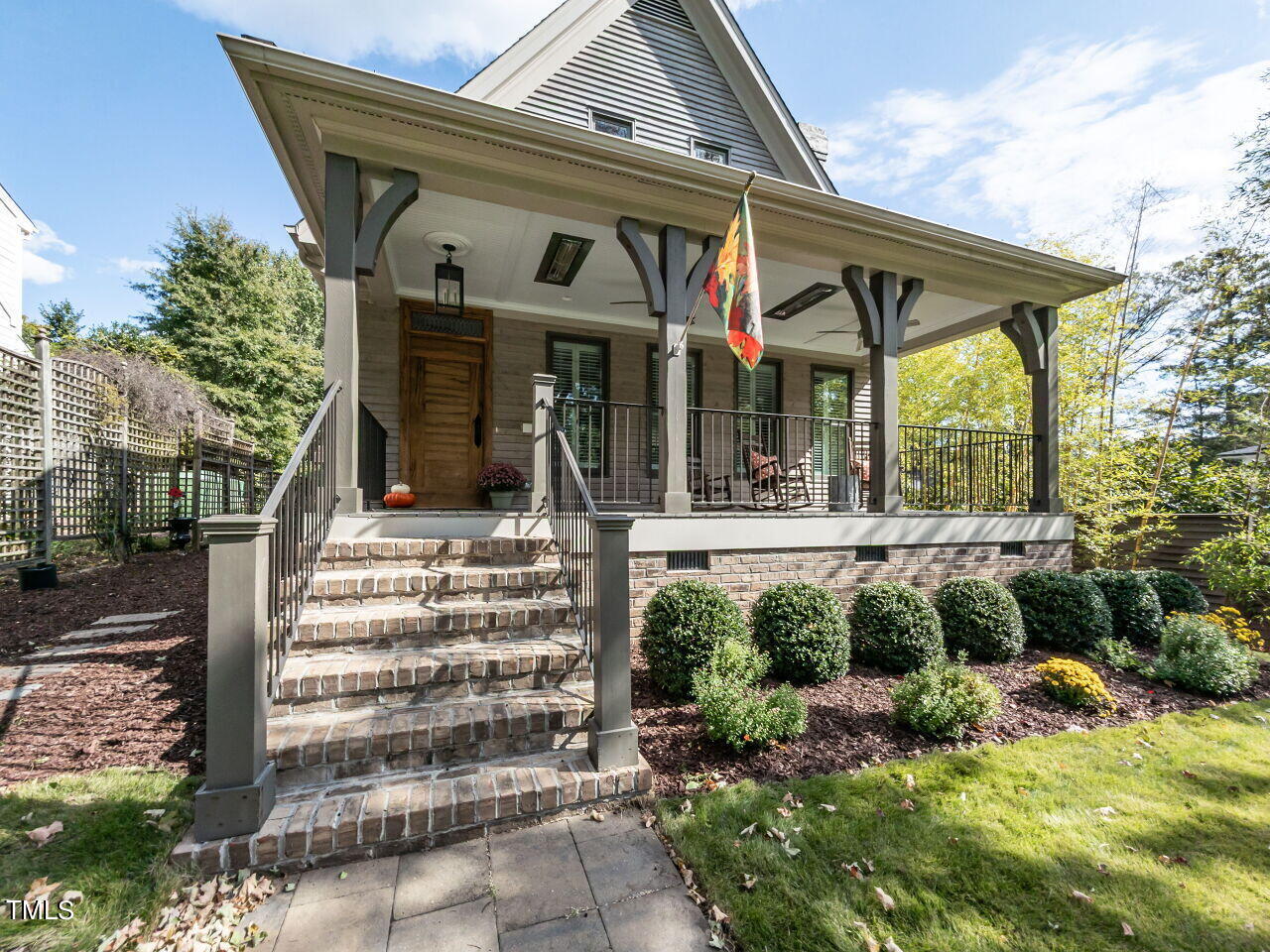 3108 Agecroft Road Raleigh, NC 27608 - Photo 1 of 42 a front view of a house with a porch