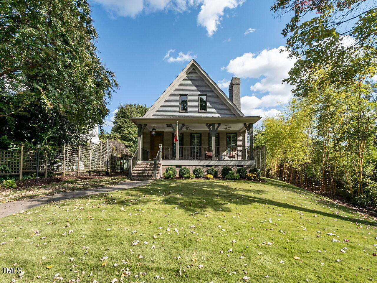 3108 Agecroft Road Raleigh, NC 27608 - Photo 42 of 42 a view of a house with swimming pool and sitting area