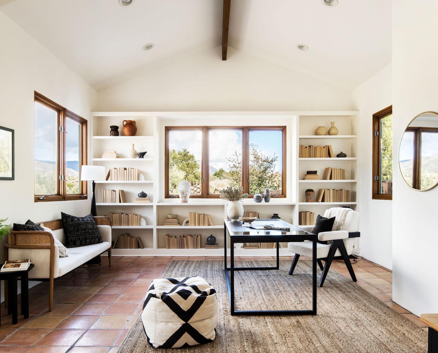 12980 Ojai Road Santa Paula, CA 93060 - Photo 30 of 38 a living room with furniture and a floor to ceiling window