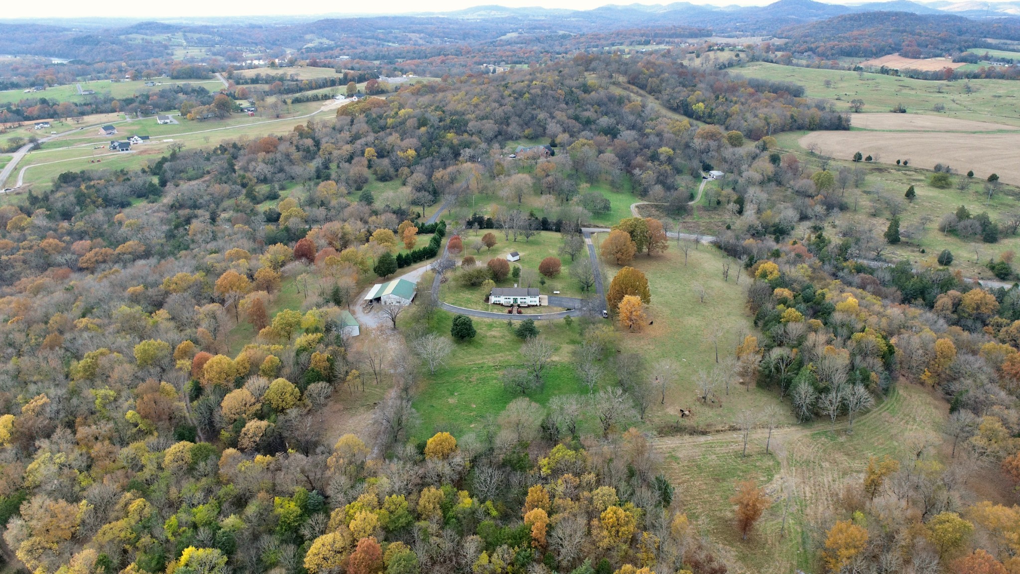 545 Puryears Bend Road Hartsville, TN 37074 - Photo 45 of 50 a view of a town with mountains in the background