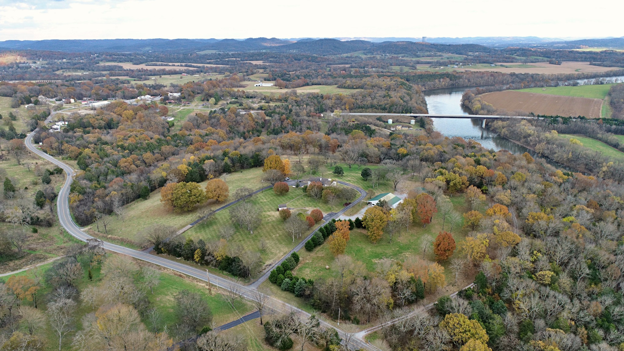 545 Puryears Bend Road Hartsville, TN 37074 - Photo 48 of 50 an aerial view of residential houses with outdoor space