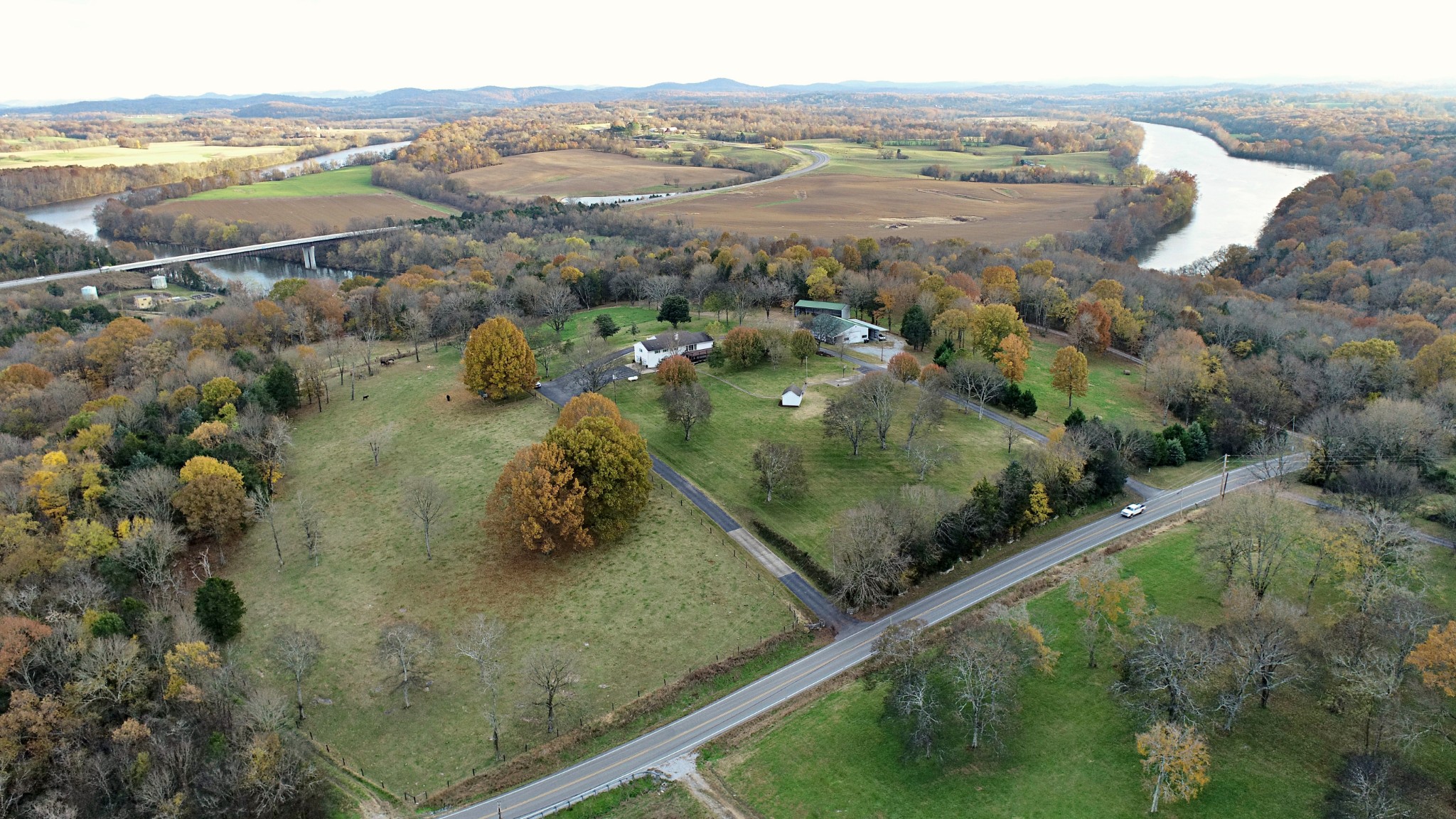 545 Puryears Bend Road Hartsville, TN 37074 - Photo 49 of 50 a view of a lake from a yard