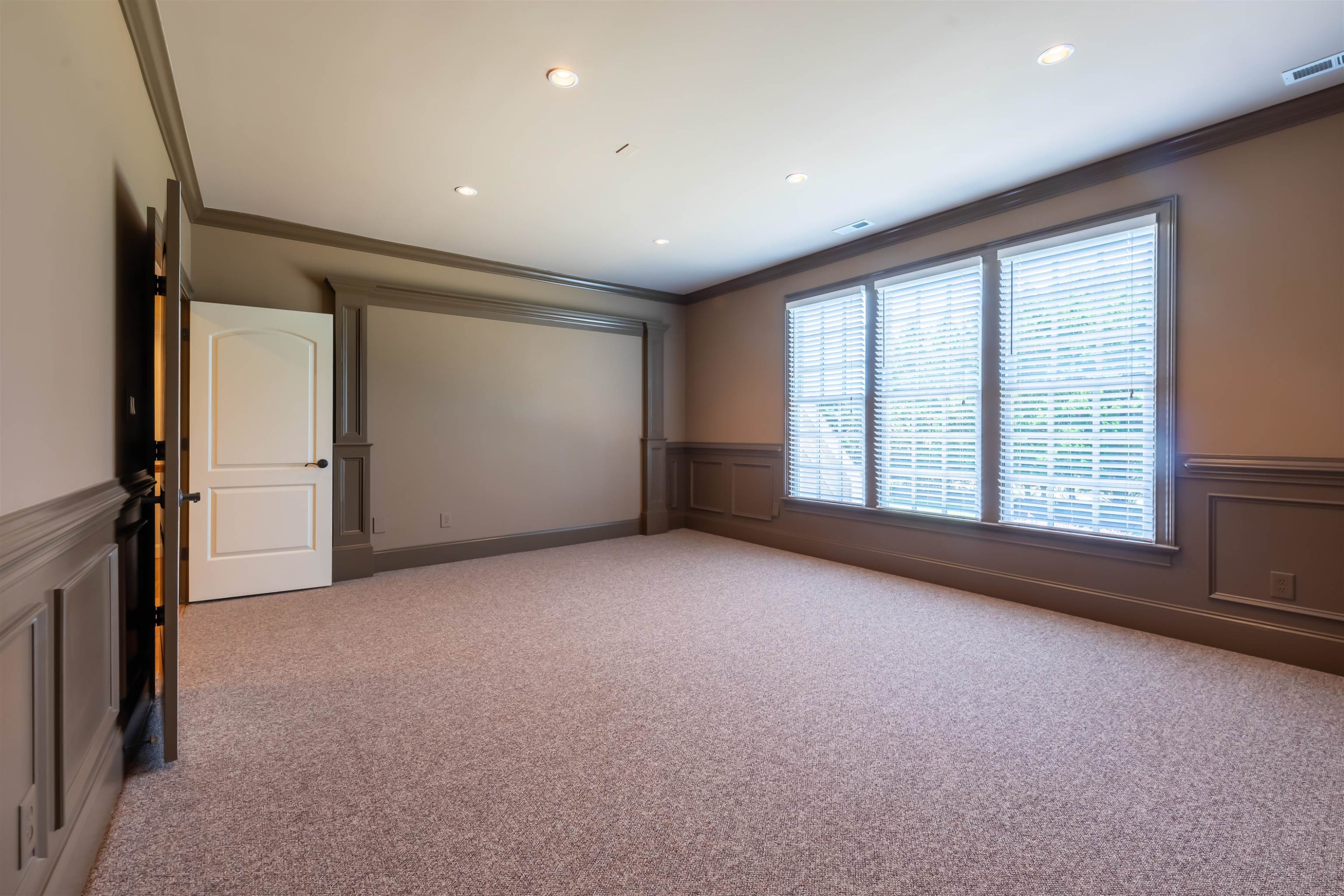 9805 Najma Street Raleigh, NC 27613 - Photo 26 of 30 Ready for your equipment, the media room is conveniently located on the second floor. You may never have to leave home :). Media Room