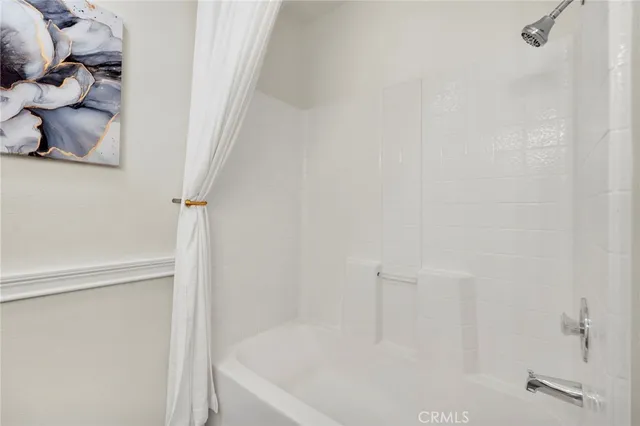 a close up of a bathtub