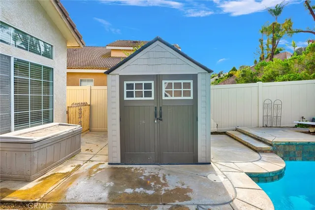 a view of a house with a outdoor space