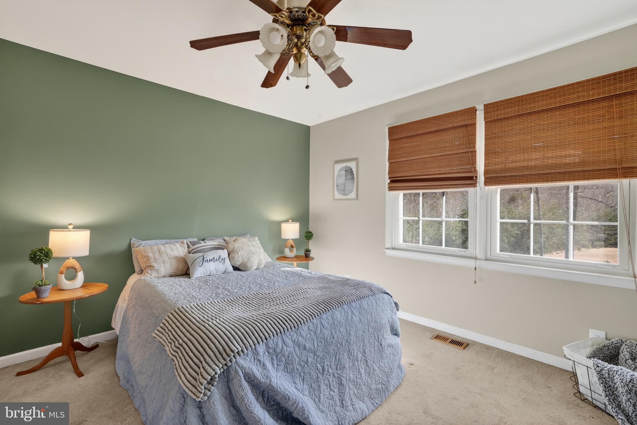 621 Holly Corner Road Fredericksburg, VA 22406 - Photo 15 of 48 Serene bedroom with calming green accents.