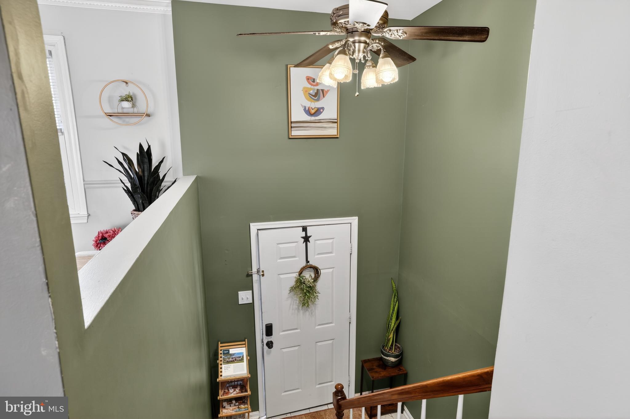 621 Holly Corner Road Fredericksburg, VA 22406 - Photo 20 of 48 Inviting entryway with stylish green walls.