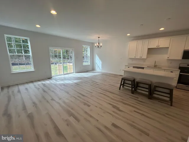 a workspace with wooden floor