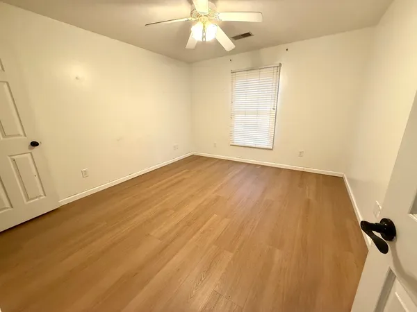 wooden floor in an empty room
