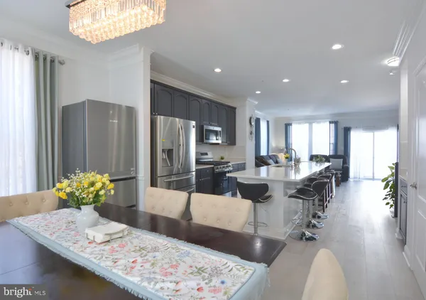 a view of a wooden deck