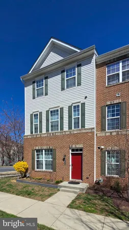 a front view of residential houses