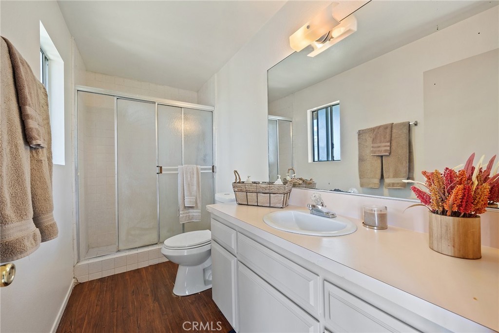 1435 Prospect Avenue, Unit B Placentia, CA 92870 - Photo 24 of 27 a bathroom with a sink a toilet and shower