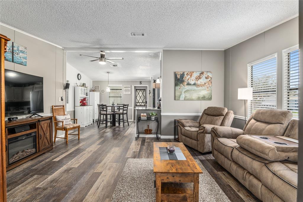 1727 Hilton Head Boulevard Lady Lake, FL 32159 - Photo 14 of 39 a living room with furniture and a flat screen tv