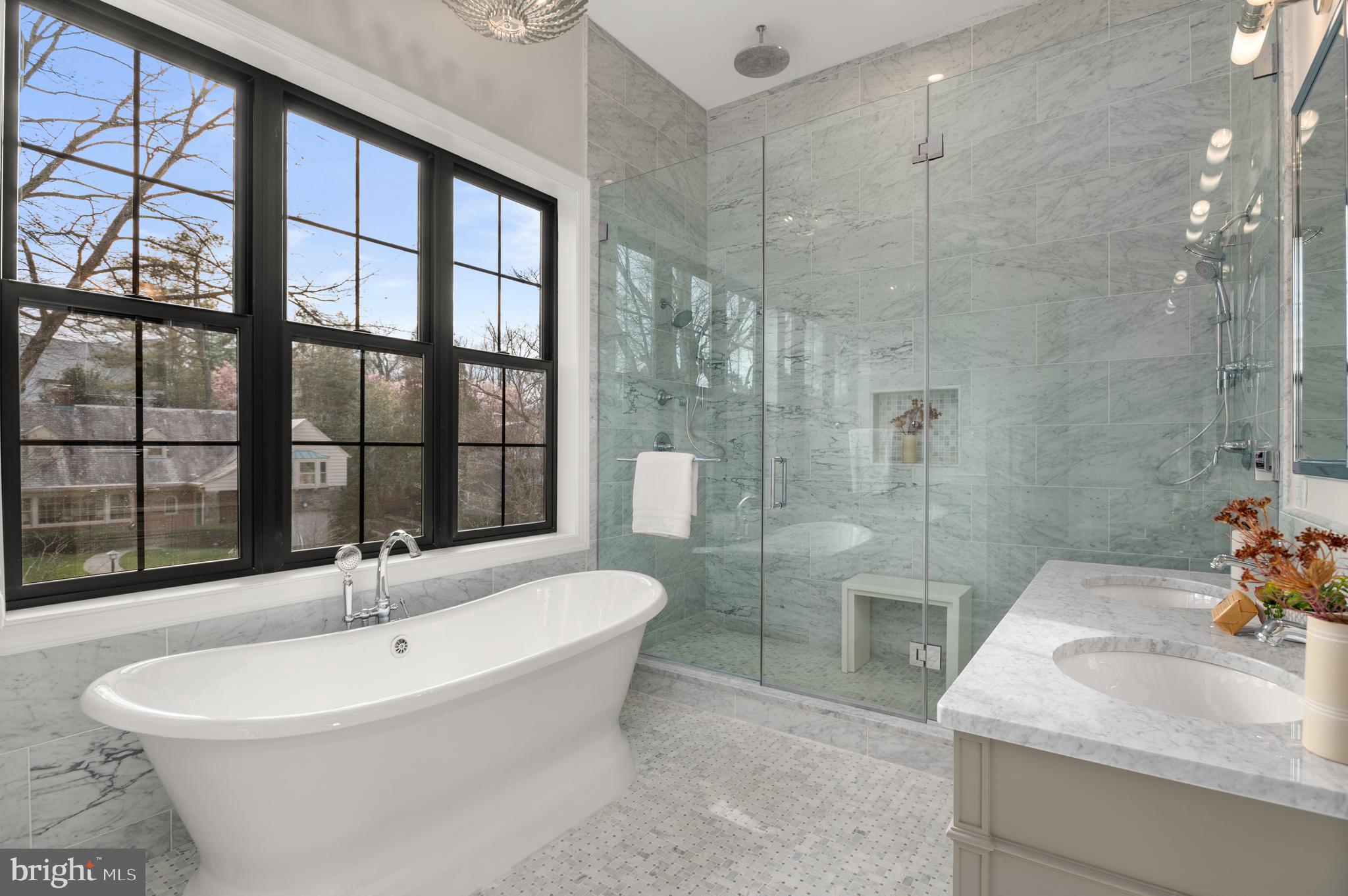 5045 Overlook Road Northwest Washington, DC 20016 - Photo 27 of 50 Owner's suite spa bathroom