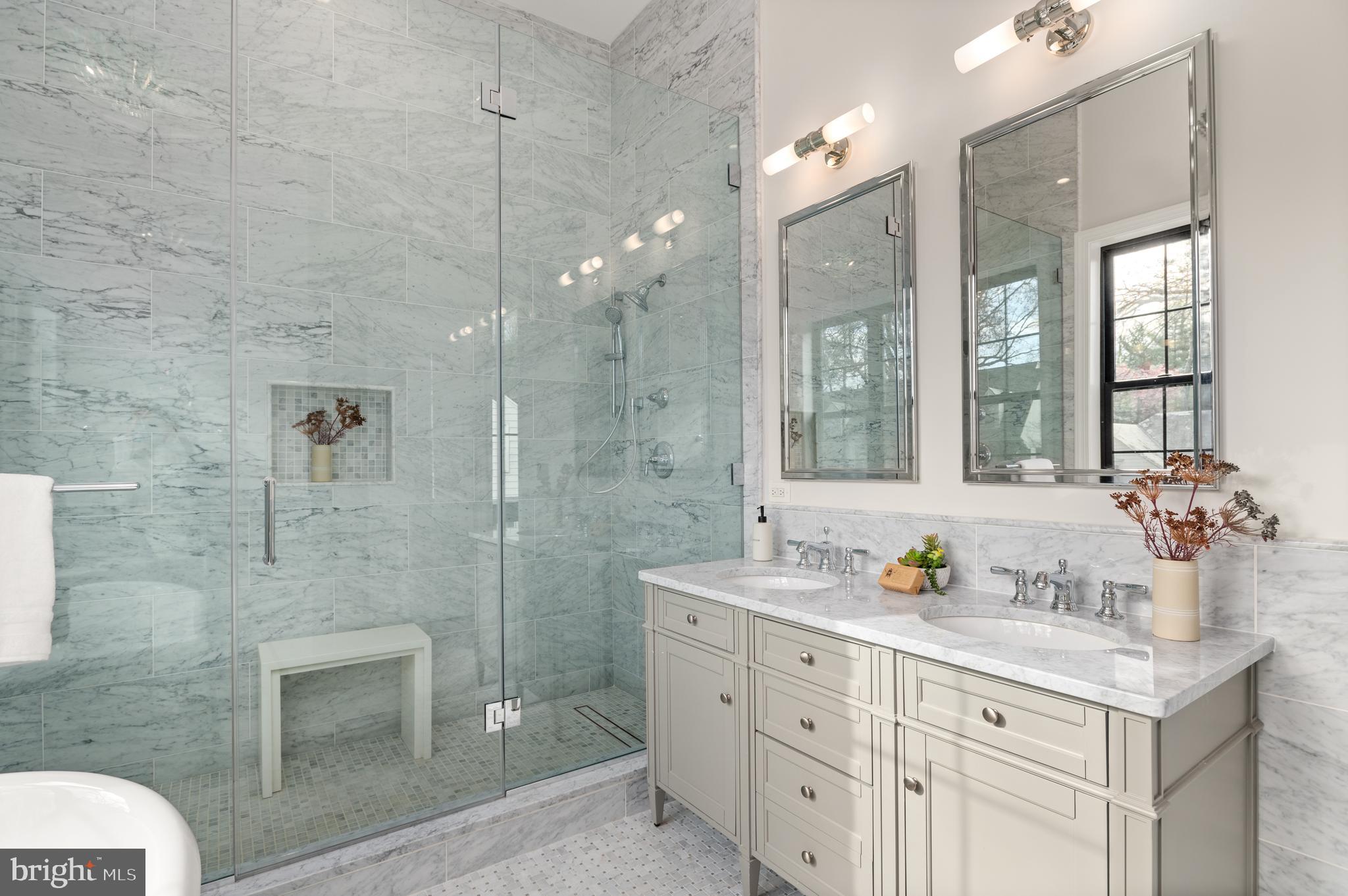 5045 Overlook Road Northwest Washington, DC 20016 - Photo 28 of 50 Owner's suite spa bathroom