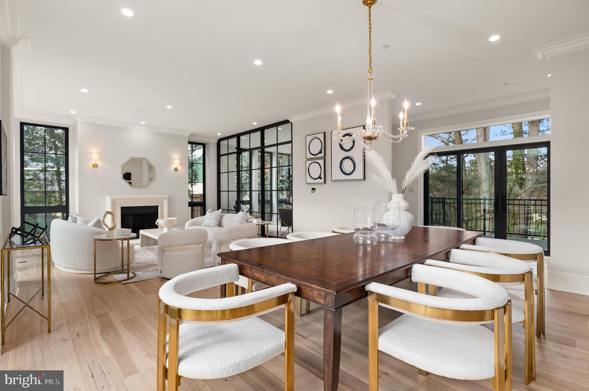 5045 Overlook Road Northwest Washington, DC 20016 - Photo 4 of 50 Formal dining and living spaces