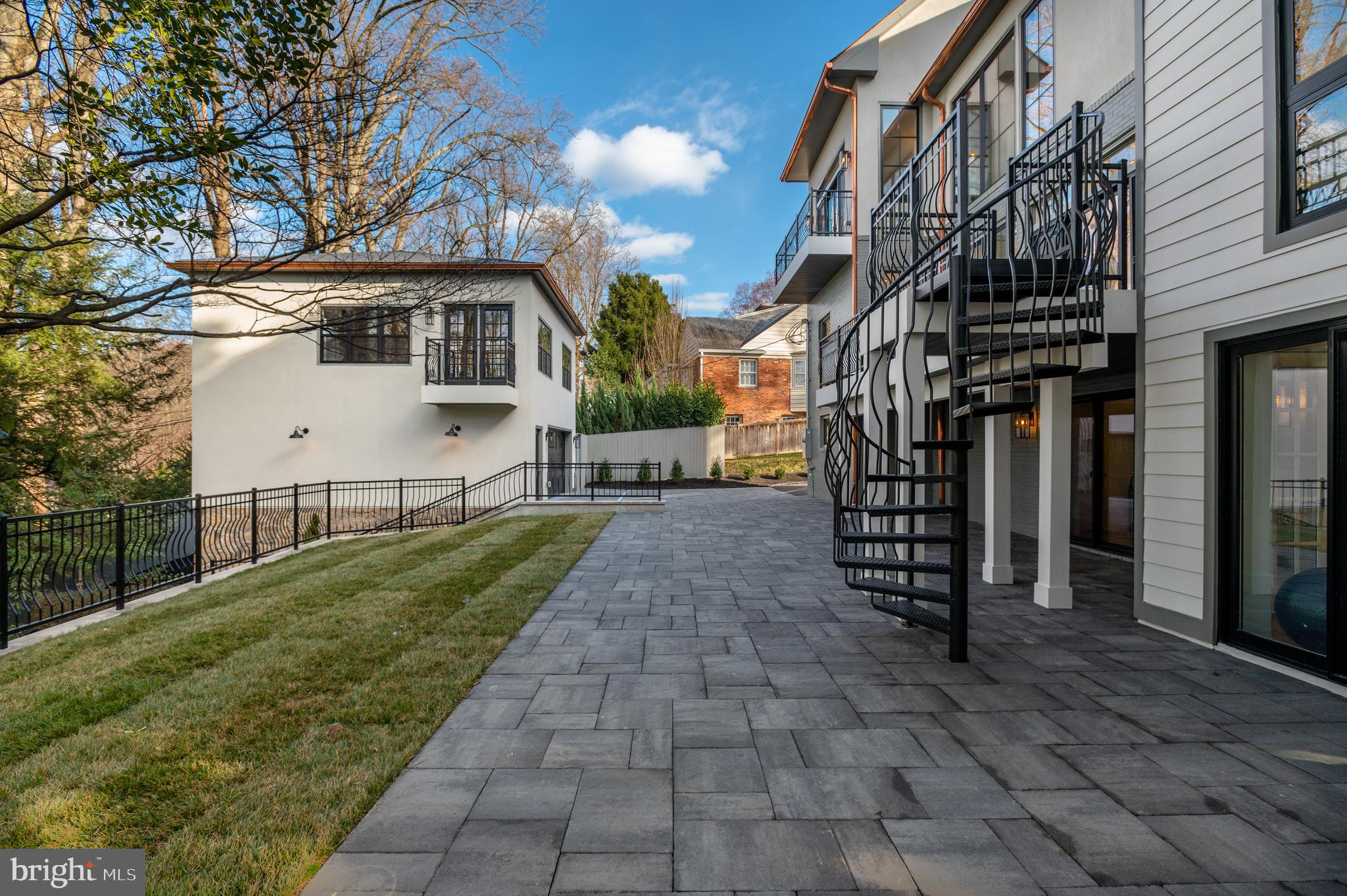 5045 Overlook Road Northwest Washington, DC 20016 - Photo 43 of 50 Rear deck and green space