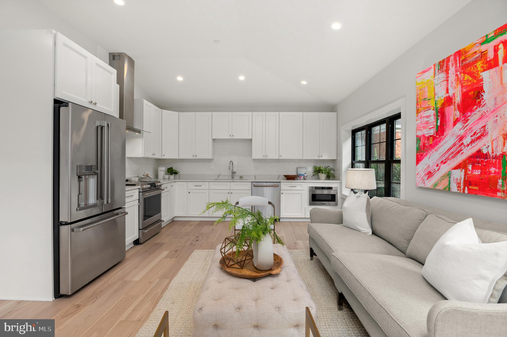 5045 Overlook Road Northwest Washington, DC 20016 - Photo 46 of 50 Open living and dining room and kitchen