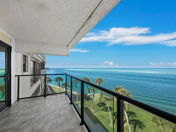 a view of a balcony