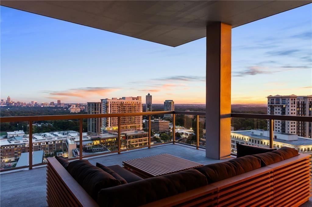 3107 Peachtree Road Northeast, Unit 1803 Atlanta, GA 30305 - Photo 45 of 45 a view of a balcony with city view