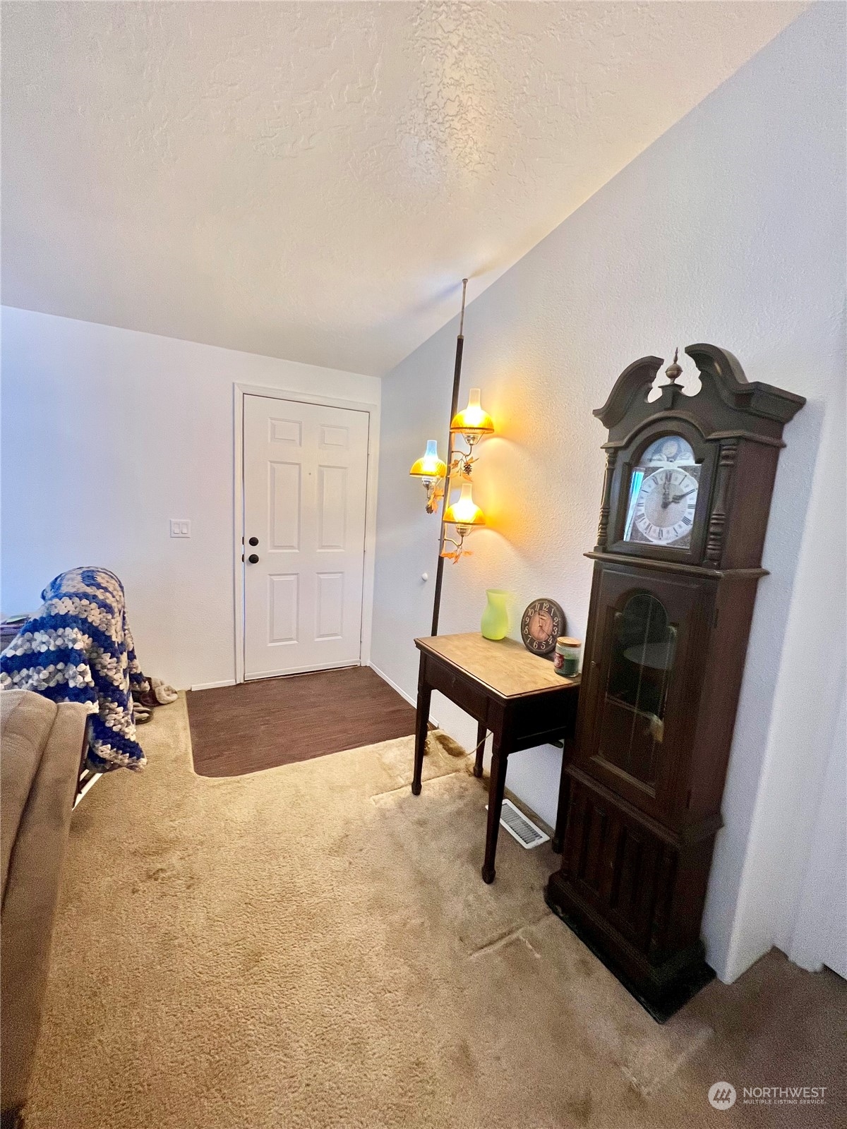 256 C Riverside Cutoff Road Riverside, WA 98849 - Photo 20 of 36 a bed room with a bed and a television