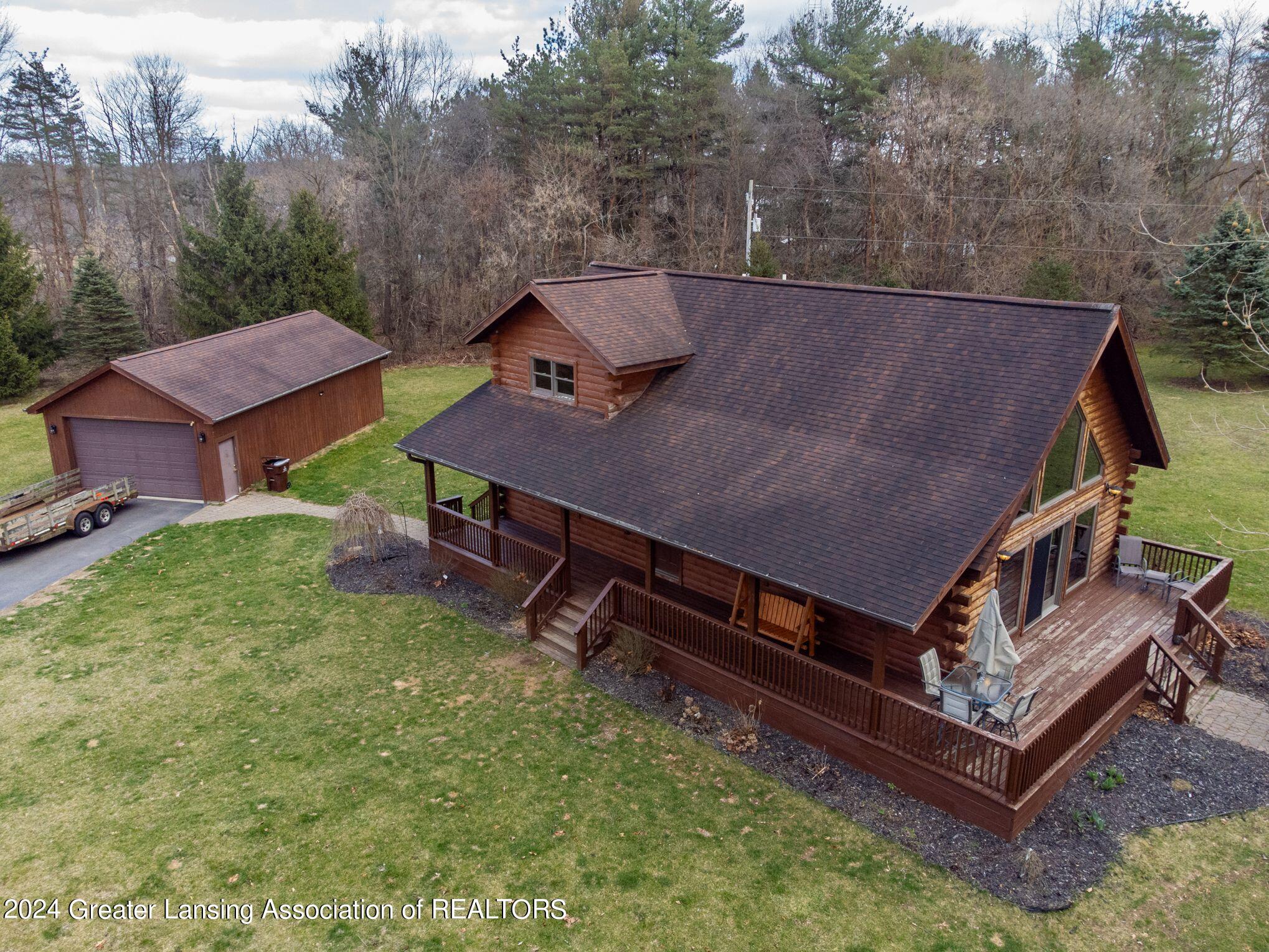 4923 Styles Road Pleasant Lake, MI 49272 - Photo 34 of 39 Aerial
