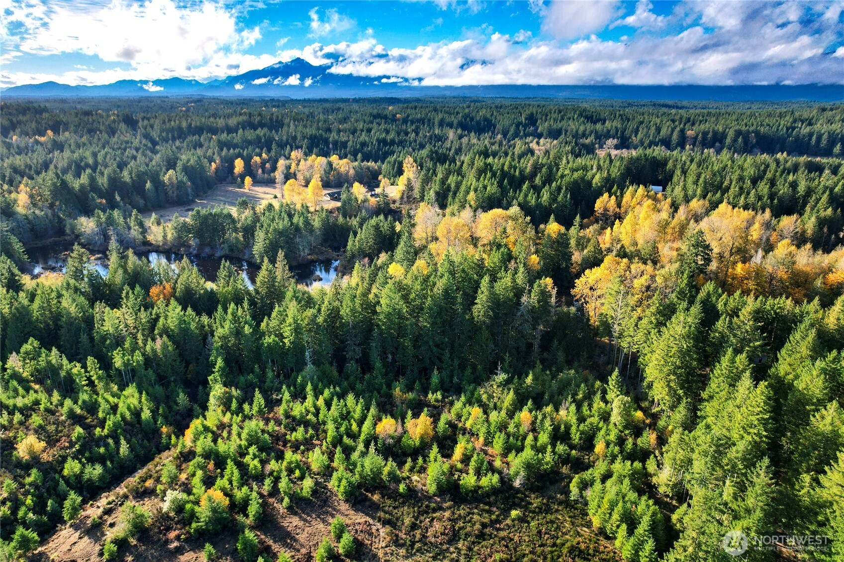 63 Wayne Road West Seabeck, WA 98380 - Photo 18 of 22 a view of a lake with a house in the background