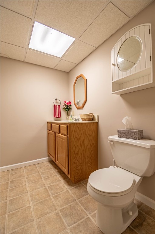 2121 Barding Avenue Decatur, IL 62526 - Photo 22 of 28 a bathroom with a toilet sink vanity and mirror