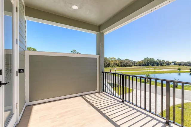a view of balcony with city view