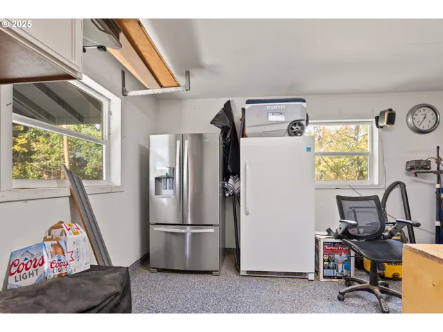 a room with furniture and a window