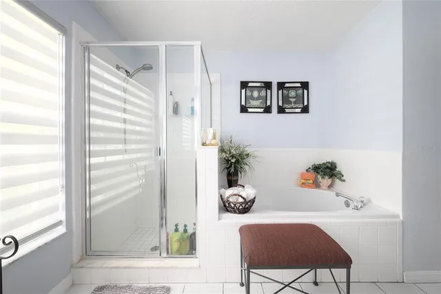 a living room with a window