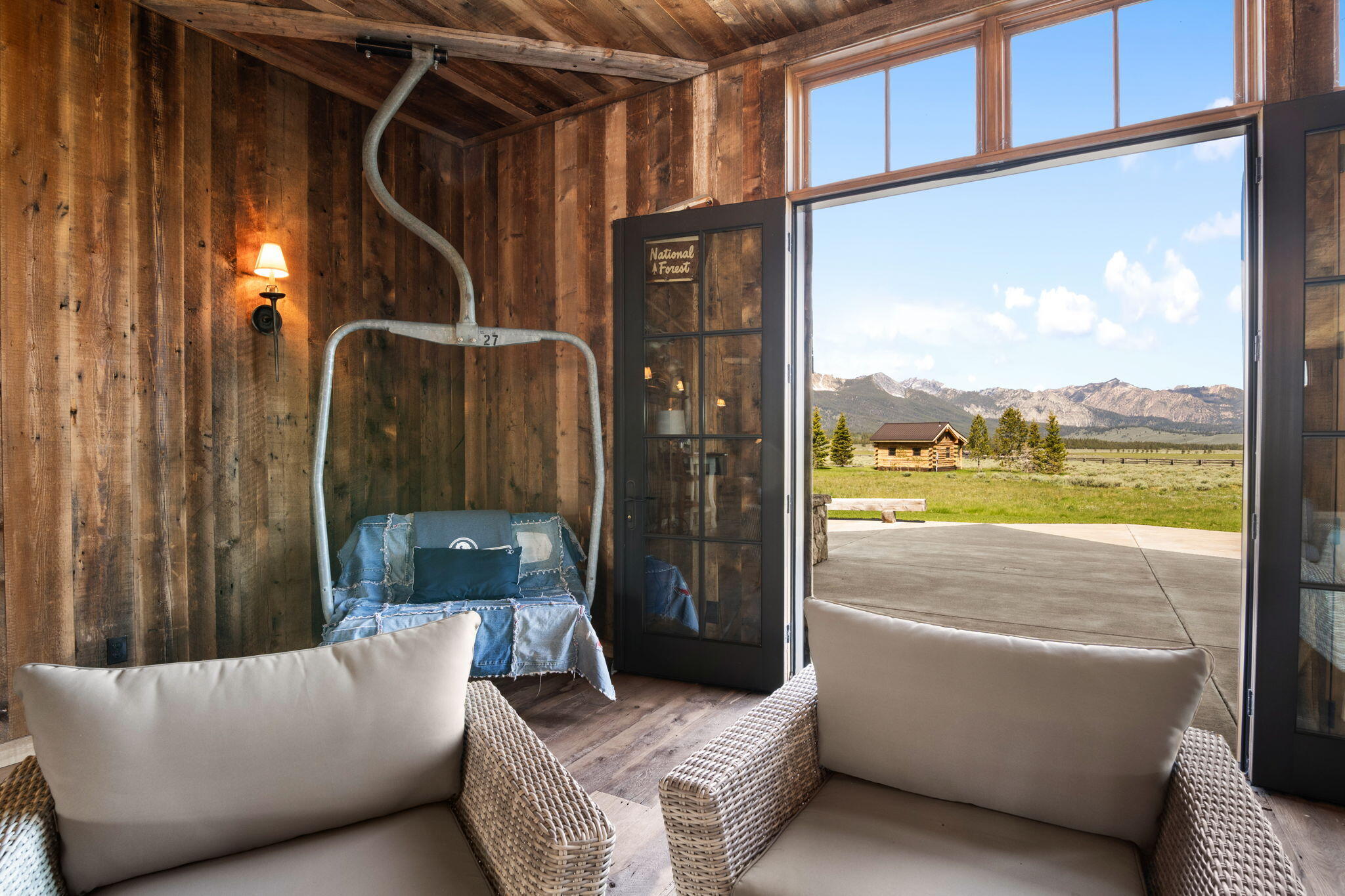 16825 Highway 75 Stanley, ID 83278 - Photo 24 of 52 Mountain views from party barn