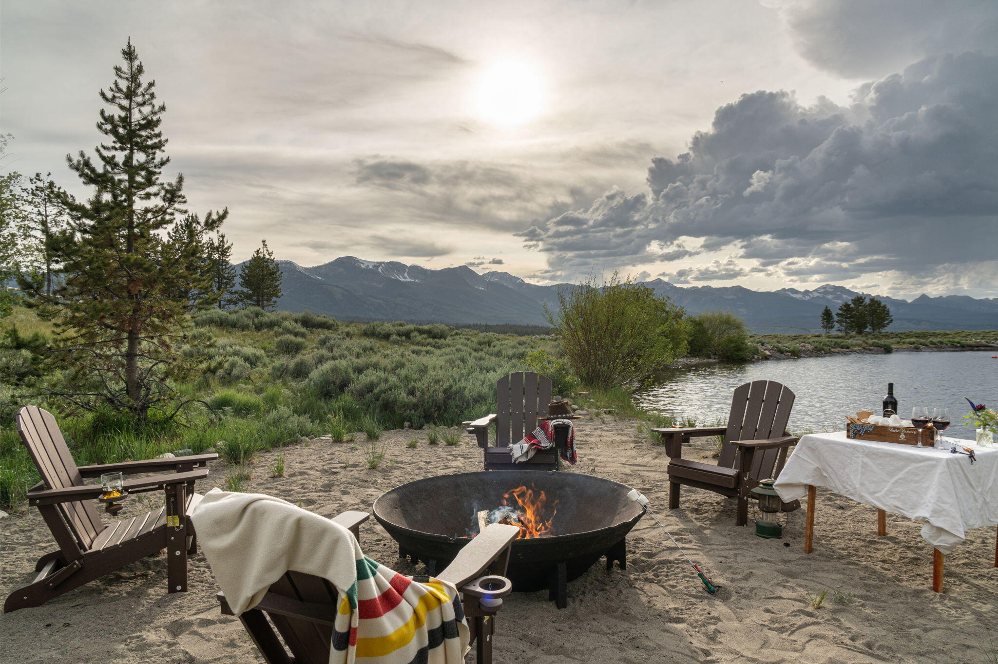 16825 Highway 75 Stanley, ID 83278 - Photo 5 of 52 "Beach" firepit