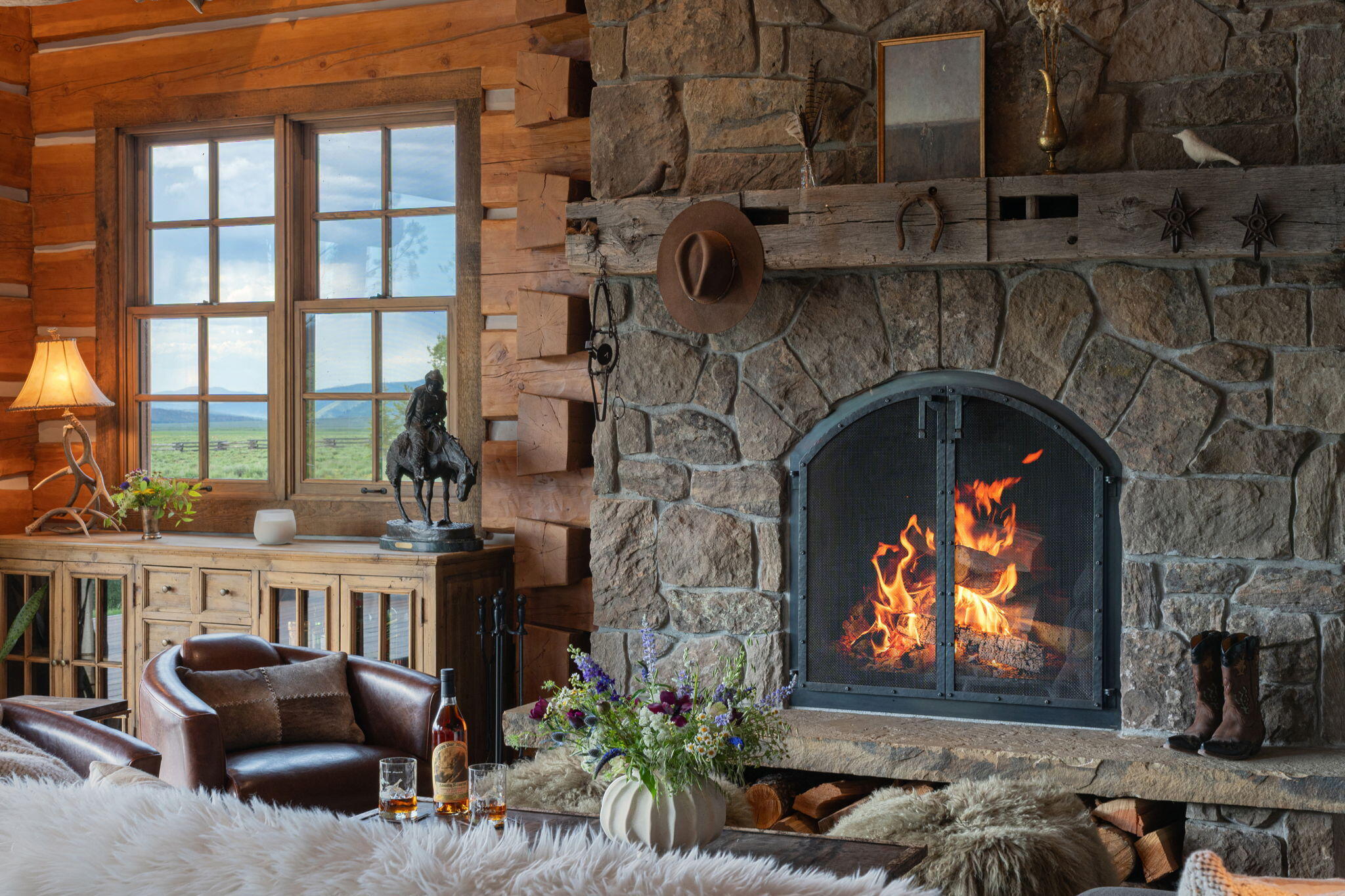 16825 Highway 75 Stanley, ID 83278 - Photo 10 of 52 Fireplace