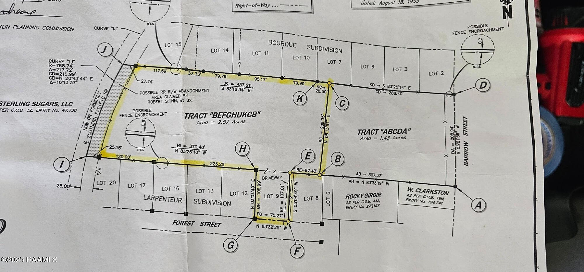 Tbd Lot 9 Tbd Franklin, LA 70538 - Photo 19 of 19 PLAT