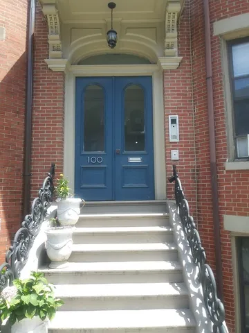 a view of a entryway door of the house